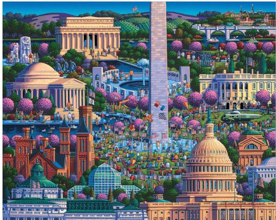 Washington DC Mall - Mini 🔵 - Dowdle puzzle collectible - Main Image 2