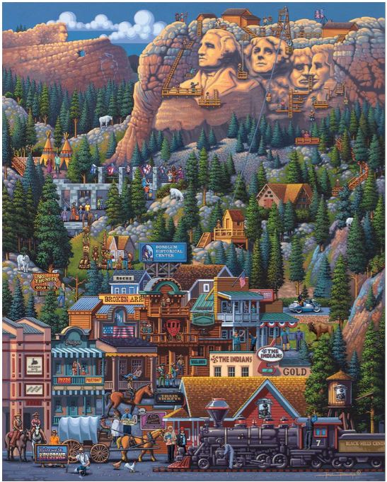 Black Hills, The - Mini 🔵 - Dowdle puzzle collectible - Main Image 2