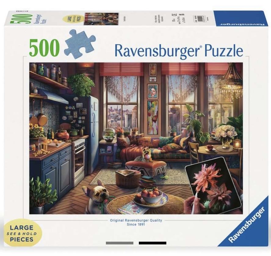 Ceaco Fantastic Garden Oversized Piece Jigsaw Puzzle