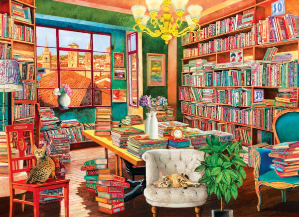 The Old Library - Eurographics puzzle collectible [Barcode 628136658881] - Main Image 2