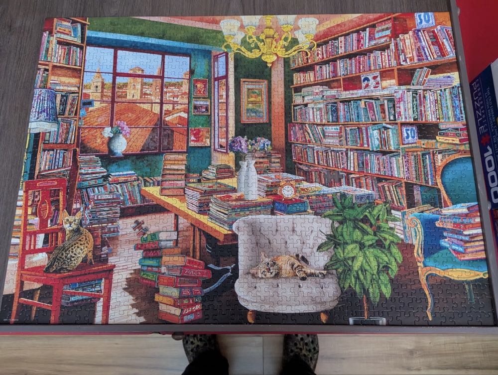 The Old Library - Eurographics puzzle collectible [Barcode 628136658881] - Main Image 3