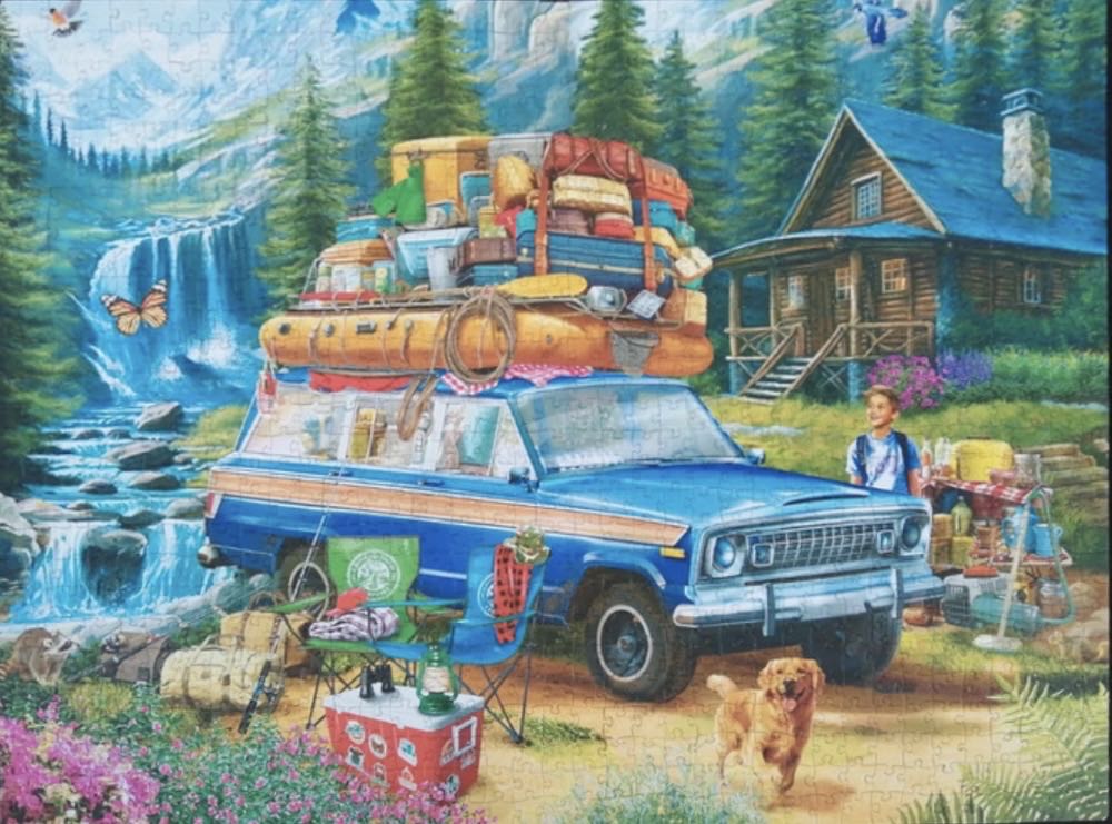 Loading The Wagoneer (v)🧩 - EuroGraphics puzzle collectible [Barcode 628136658676] - Main Image 3