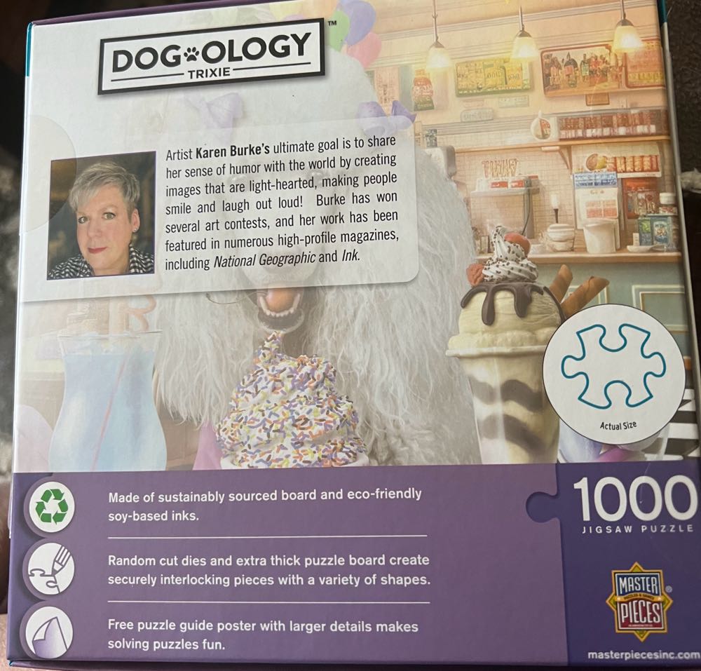 Dogology - Trixie - MasterPieces puzzle collectible [Barcode 705988724121] - Main Image 2