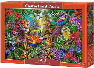 Jungle Fashion - Castorland puzzle collectible [Barcode 5904438053926] - Main Image 2