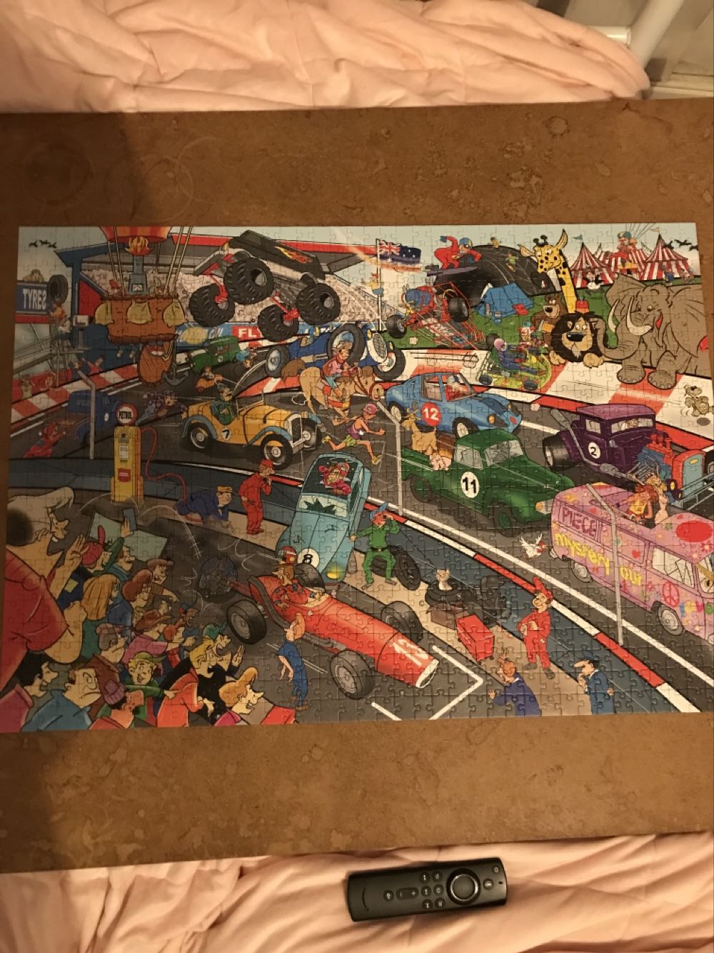 Car Race - Goliath Wacky World puzzle collectible [Barcode 8720077185562] - Main Image 2