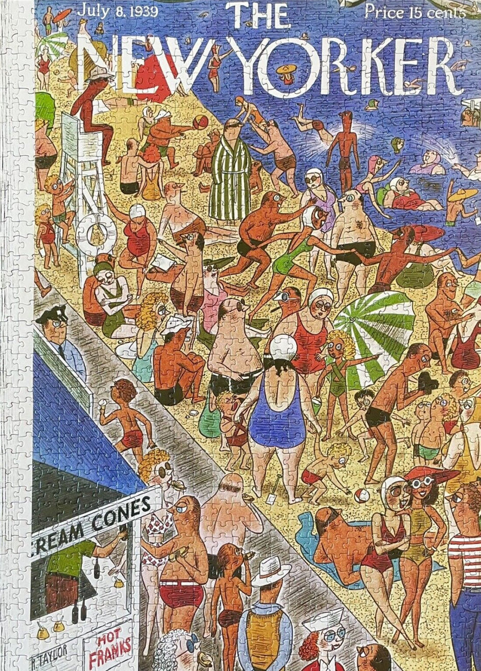 Beachgoing - New York Puzzle Company puzzle collectible [Barcode 0851996002314] - Main Image 3