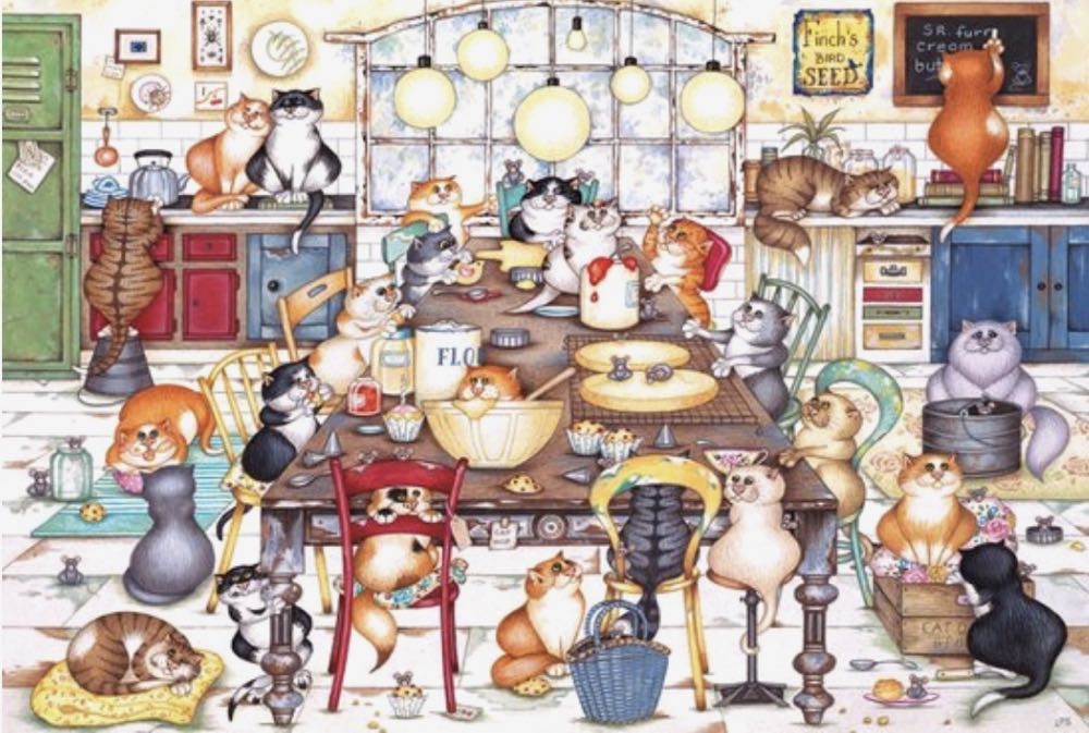 Cats Cookie Club - Gibsons puzzle collectible [Barcode 5012269027129] - Main Image 2