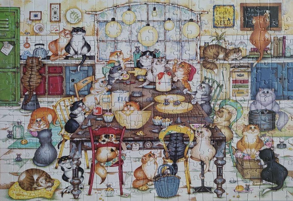 Cats Cookie Club - Gibsons puzzle collectible [Barcode 5012269027129] - Main Image 3