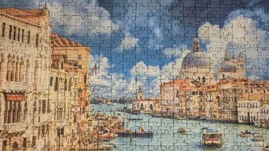 Trefl-Limited Edition 3x Places(Paris, Venice & French Chateau) - TREFL SA puzzle collectible [Barcode 5900511931969] - Main Image 3