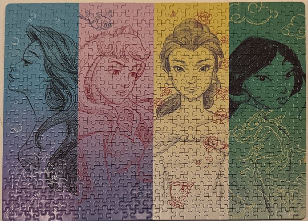 Disney Princess - Spin Master Puzzles puzzle collectible [Barcode 778988487440] - Main Image 2