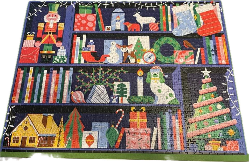 Deck The Shelves - Galison puzzle collectible - Main Image 2