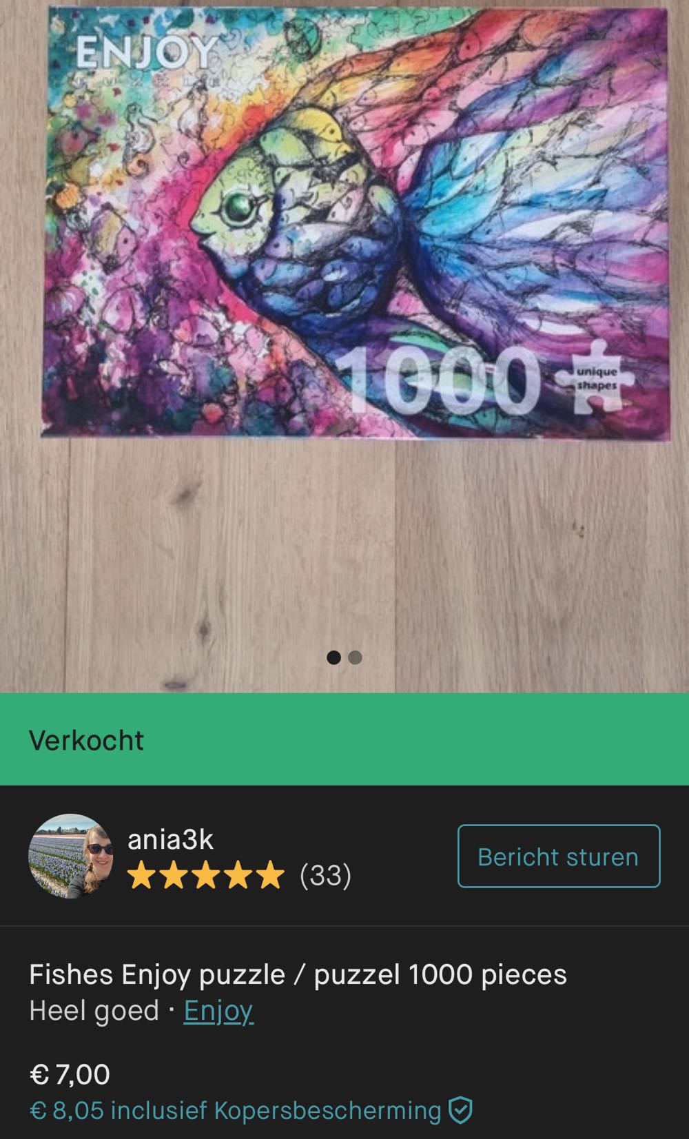 Fishes - Enjoy Puzzle puzzle collectible [Barcode 5949194019762] - Main Image 4