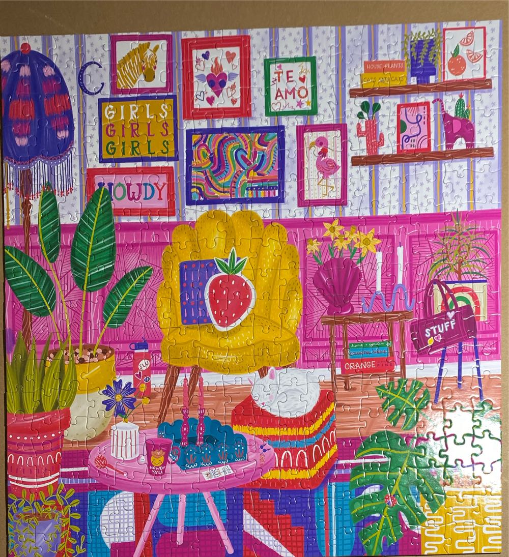 Room Full Of Colors - Buffalo Games puzzle collectible [Barcode 079346028726] - Main Image 2