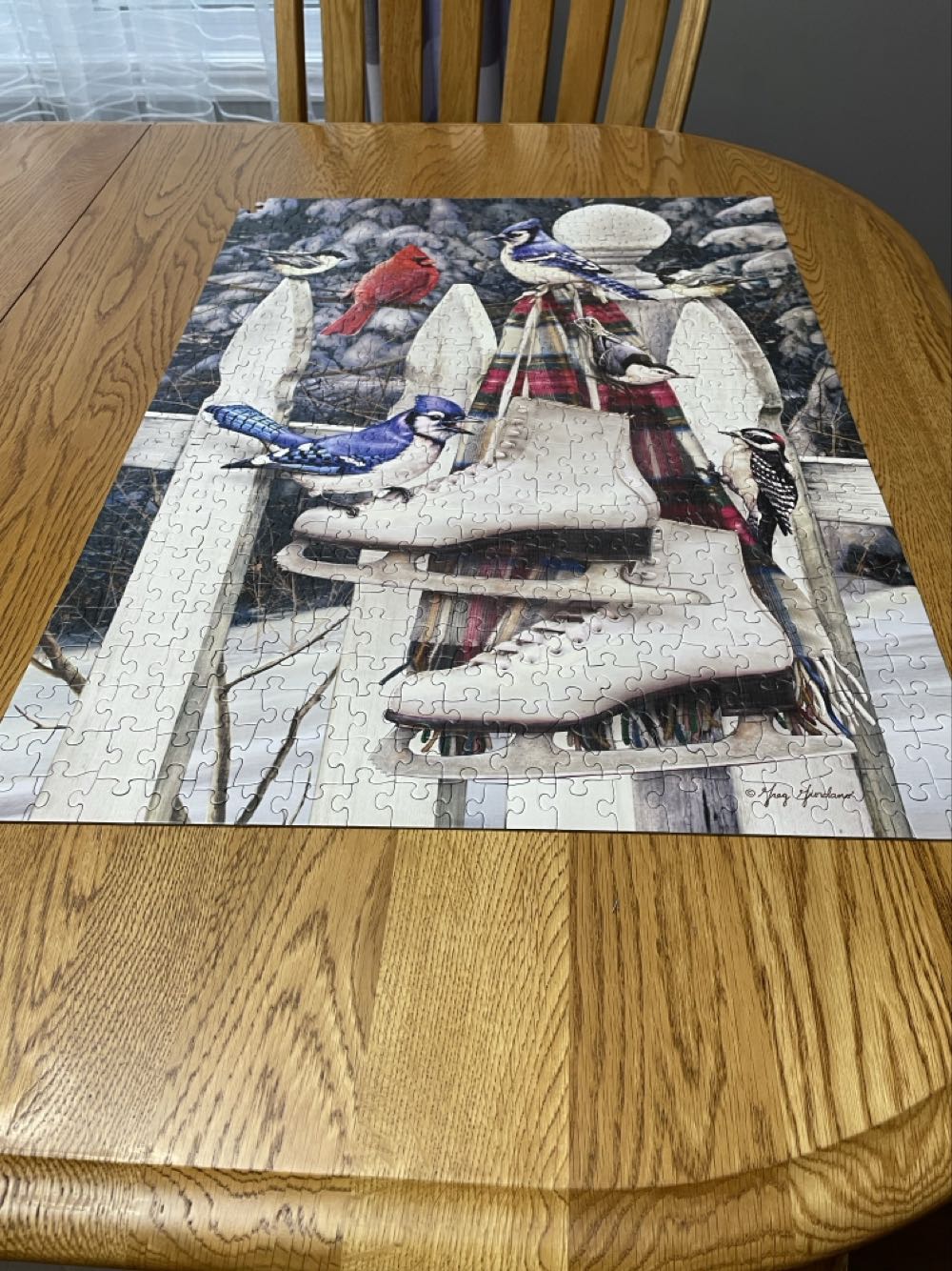 Birds With Skates - Cobble Hill puzzle collectible [Barcode 625012450713] - Main Image 2