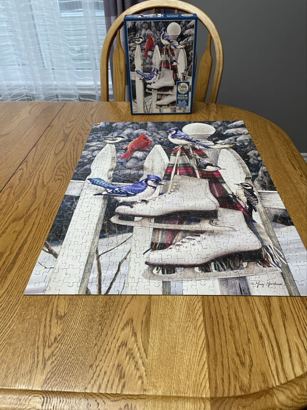 Birds With Skates - Cobble Hill puzzle collectible [Barcode 625012450713] - Main Image 3