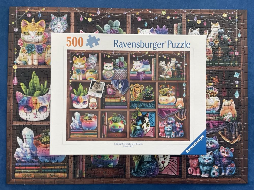 Cubby Cats and Succulents - Ravensburger puzzle collectible - Main Image 3