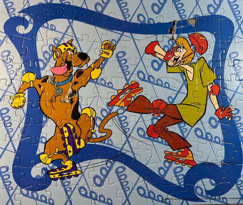 Scooby Doo! - Pressman puzzle collectible [Barcode 021853043419] - Main Image 2