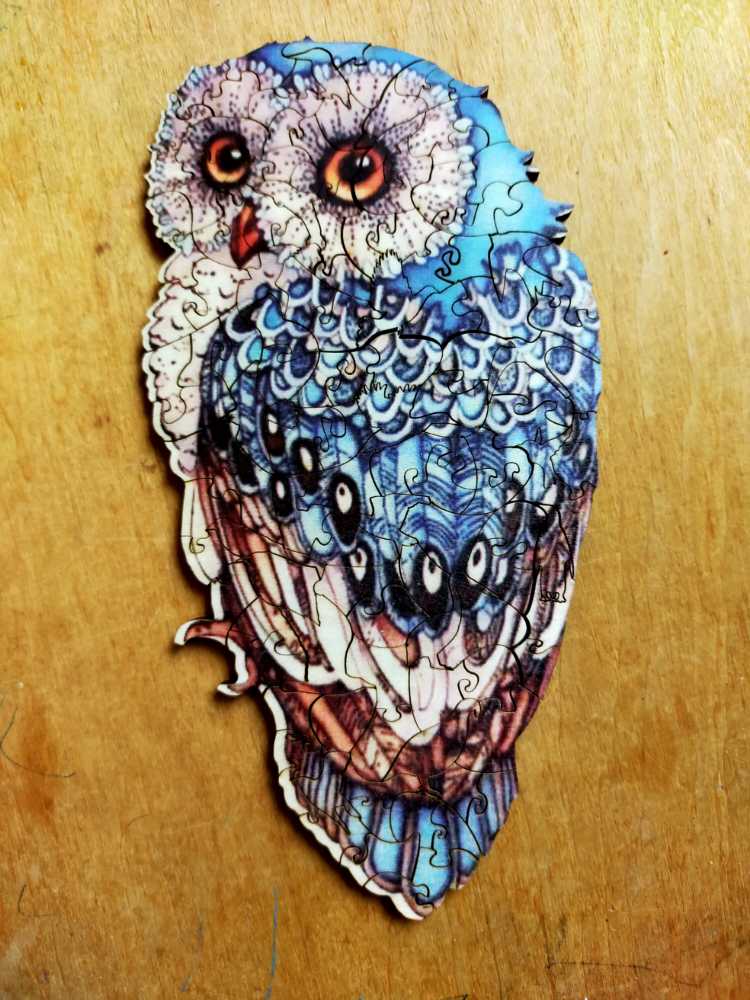 Uil. Houten Puzzel  puzzle collectible - Main Image 2