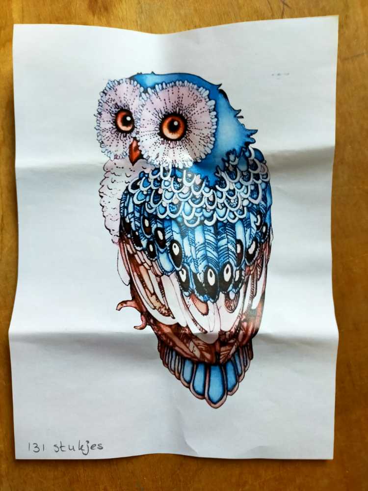 Uil. Houten Puzzel  puzzle collectible - Main Image 3