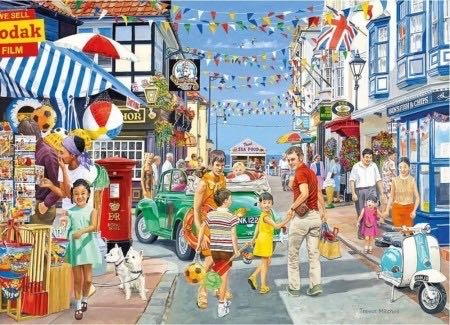 Heading For The Beach (Agnes €6,50) - Gibsons puzzle collectible [Barcode 5012269063899] - Main Image 2