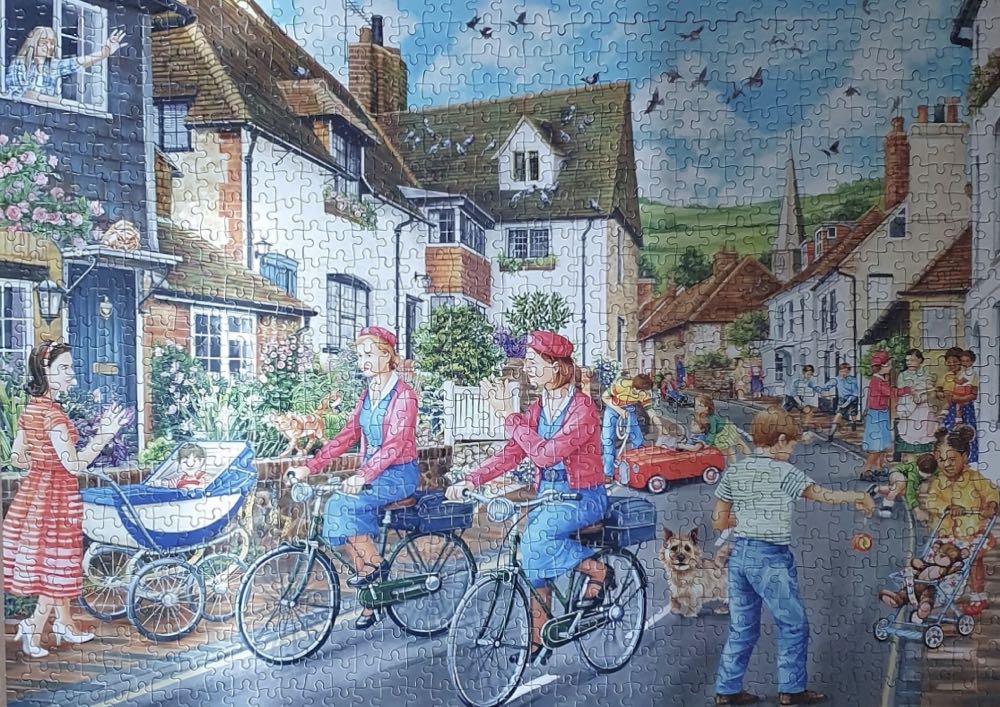 Merry Midwives - Gibsons puzzle collectible [Barcode 5012269064018] - Main Image 3