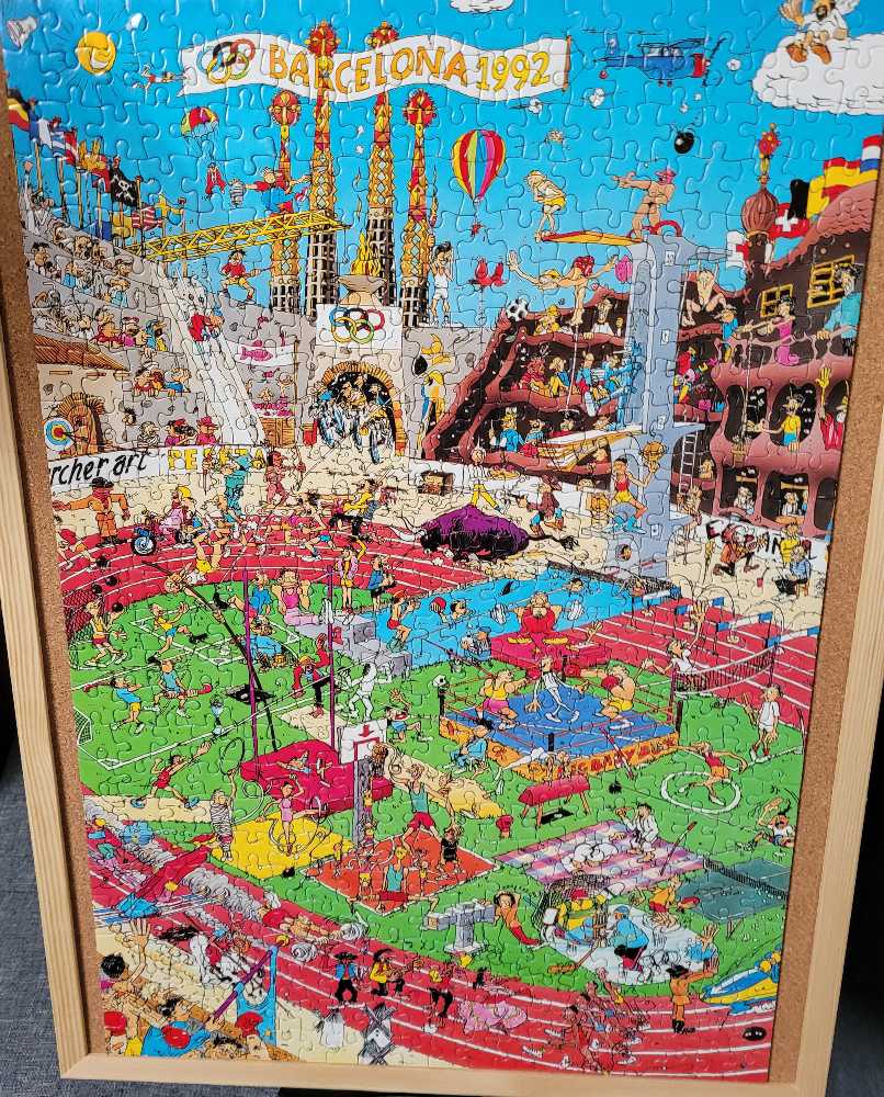 1992 Olympics (PORTRAIT) - Waddingtons puzzle collectible [Barcode 5011634106568] - Main Image 2