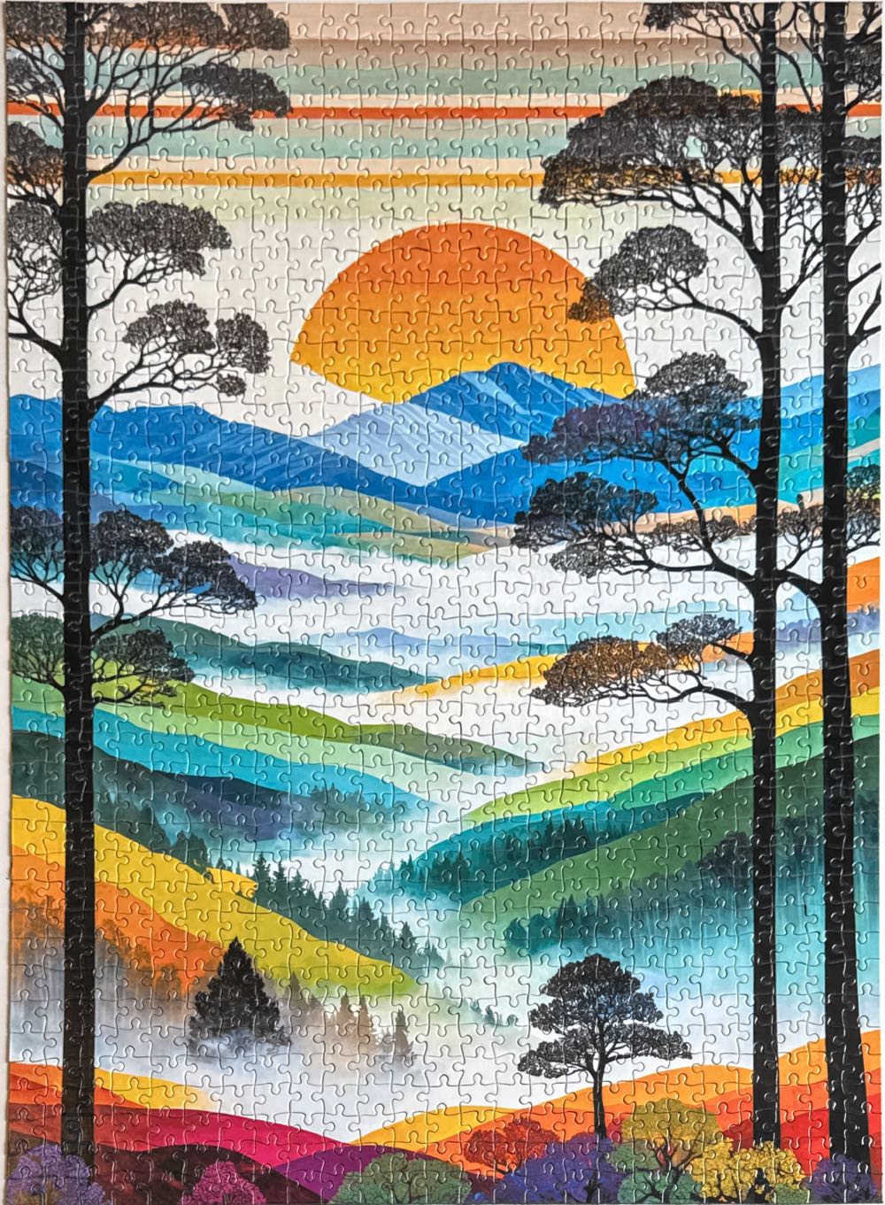 Paper Sunset - Puzzle Cell puzzle collectible - Main Image 2