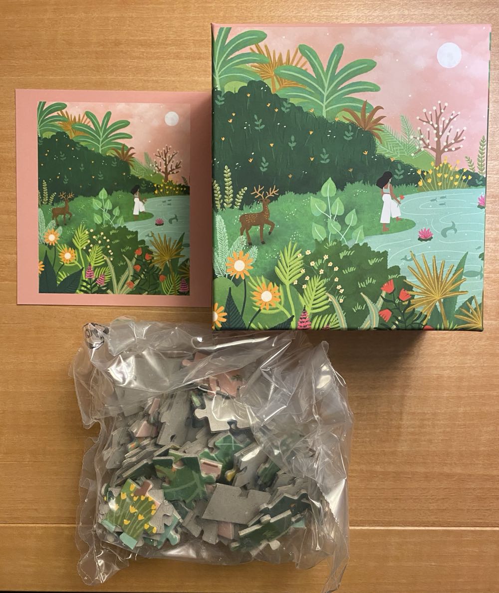 A Moment In Paradise By Sadhvi Konchada | 100 Piece ... - Ordinary Habit puzzle collectible [Barcode 793888645769] - Main Image 2