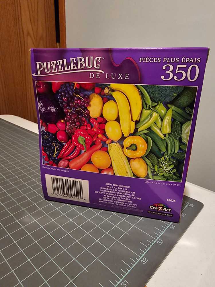 Rainbow Fruits And Veggies - Puzzlebug puzzle collectible [Barcode 195464091524] - Main Image 2