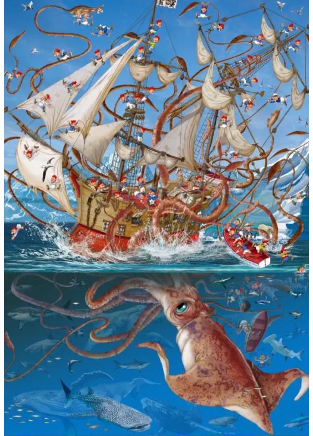 Kraken - Grafika puzzle collectible - Main Image 2