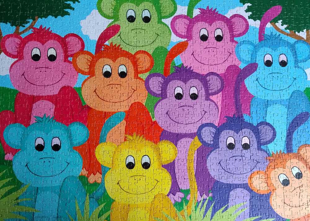 Rainbow Monkeys - Enjoy Puzzle puzzle collectible - Main Image 2