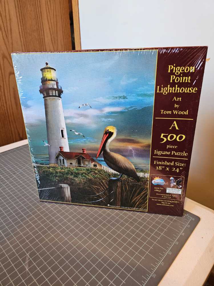 Sunsout: Pigeon Point Lighthouse - SUNSOUT INC puzzle collectible [Barcode 796780288478] - Main Image 2