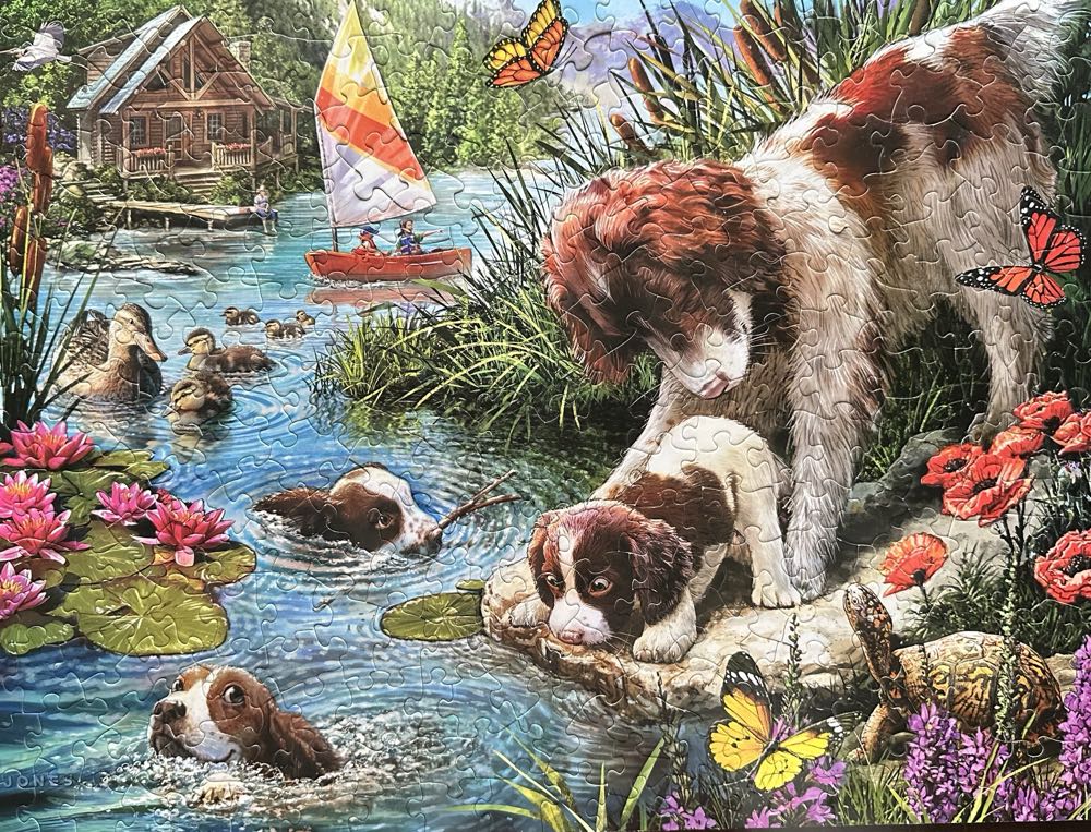  Swimming Lessons - Bits & Pieces puzzle collectible - Main Image 2