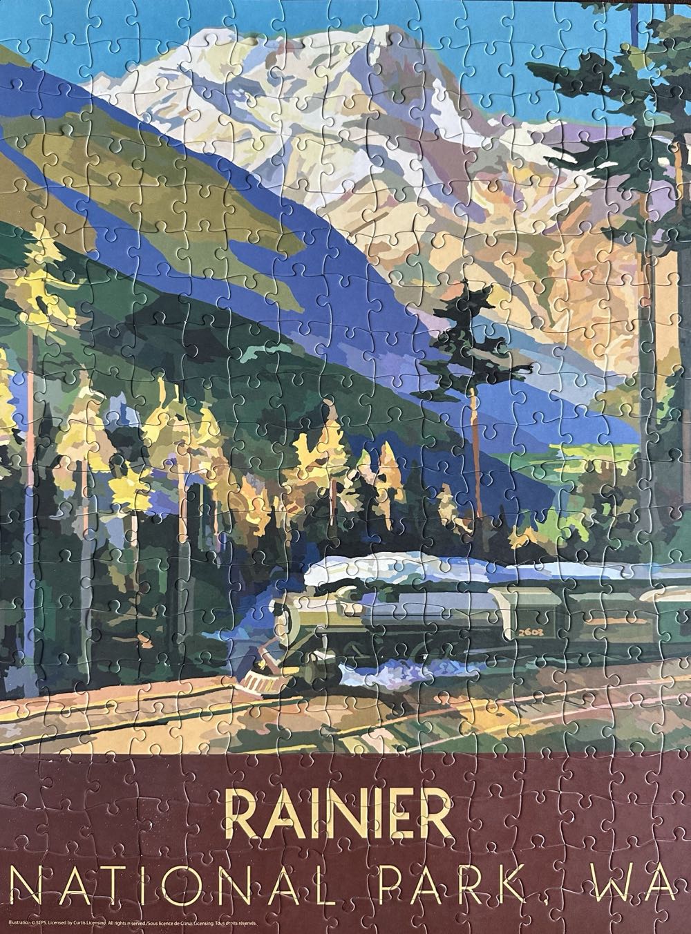 Ranier National Park, WA - Cardinal puzzle collectible - Main Image 2