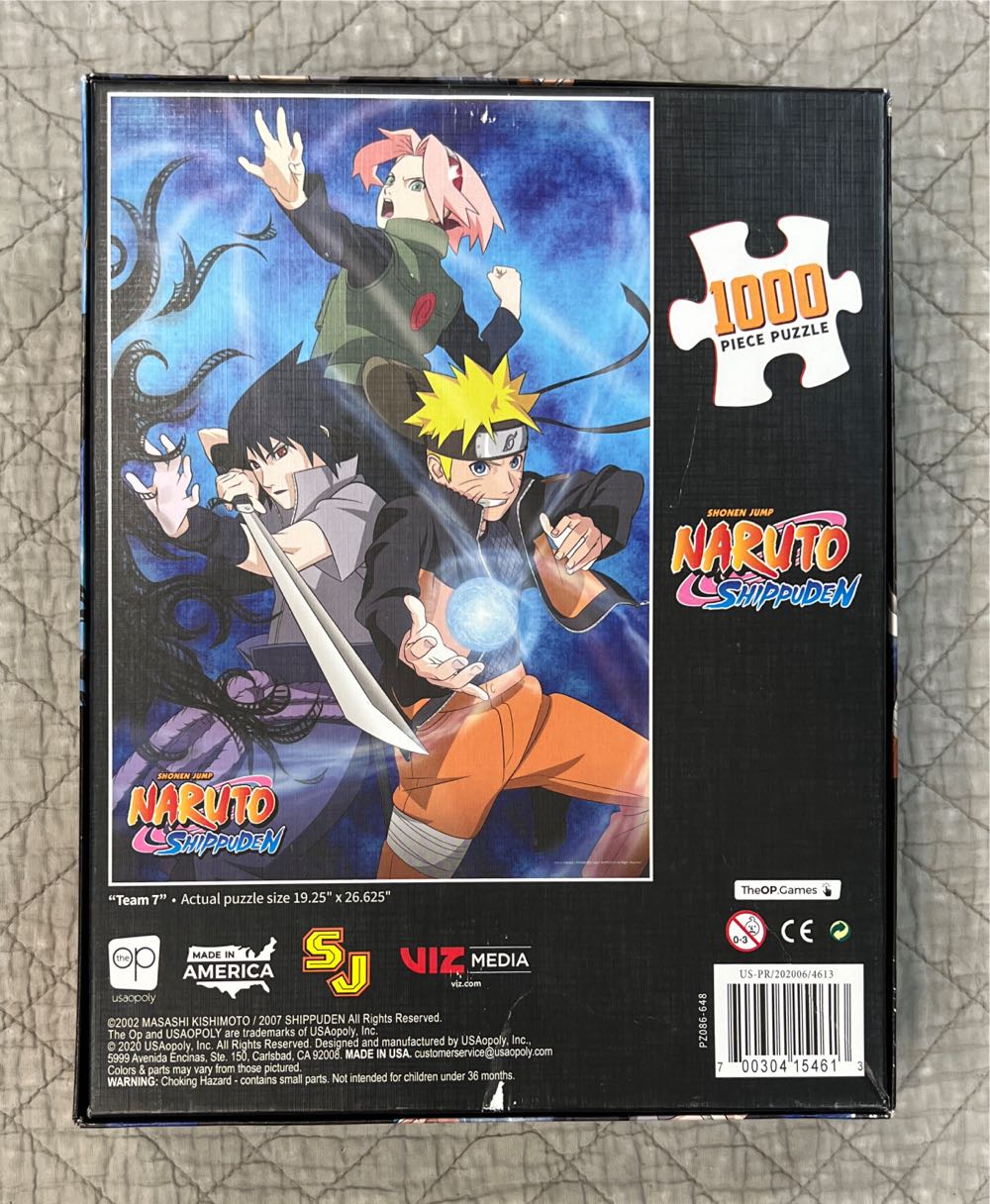 Usaopoly Naruto Team Piece Puzzle  puzzle collectible [Barcode 700304154613] - Main Image 2