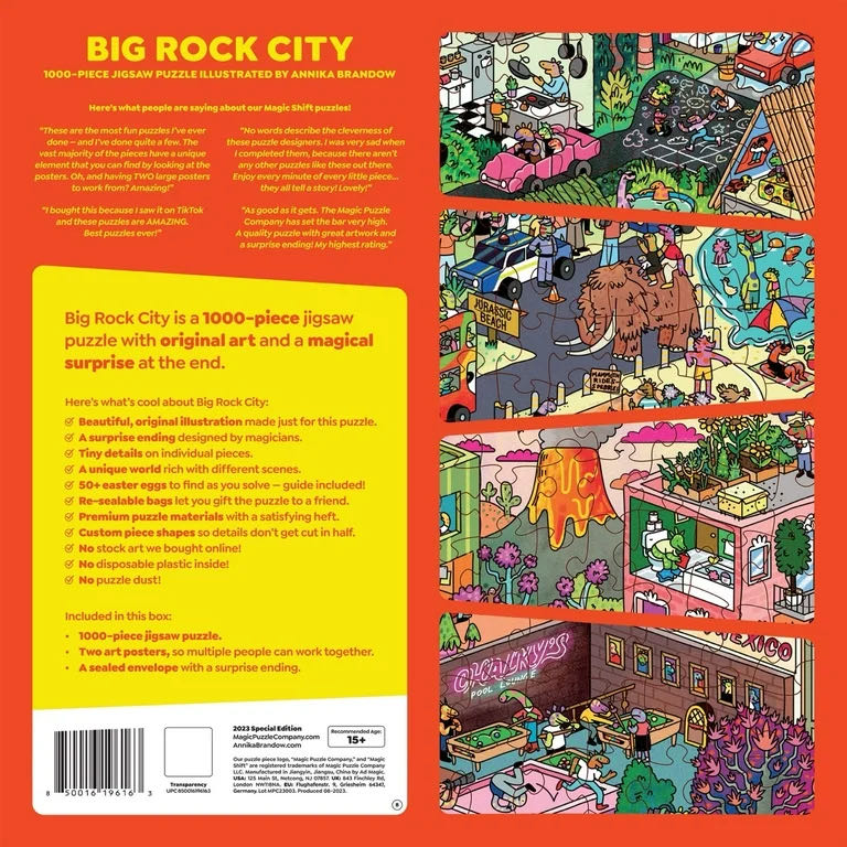 Big Rock City - Magic Puzzle Company puzzle collectible [Barcode 850016196163] - Main Image 3