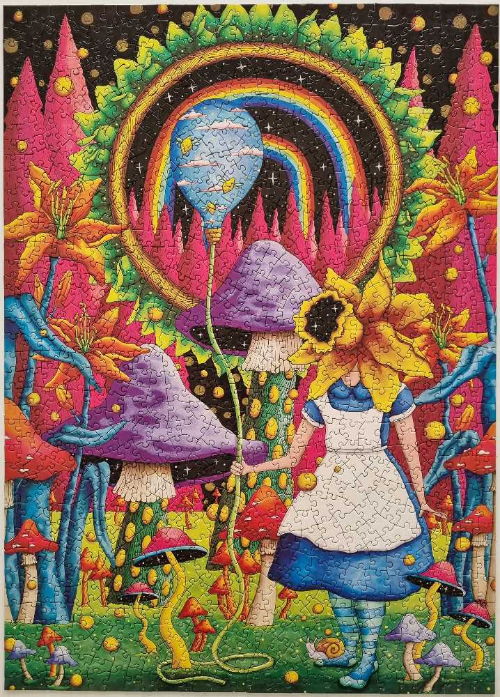 Wonderous Worlds - Go Ask Alice - MasterPieces Inc. puzzle collectible [Barcode 705988724077] - Main Image 3