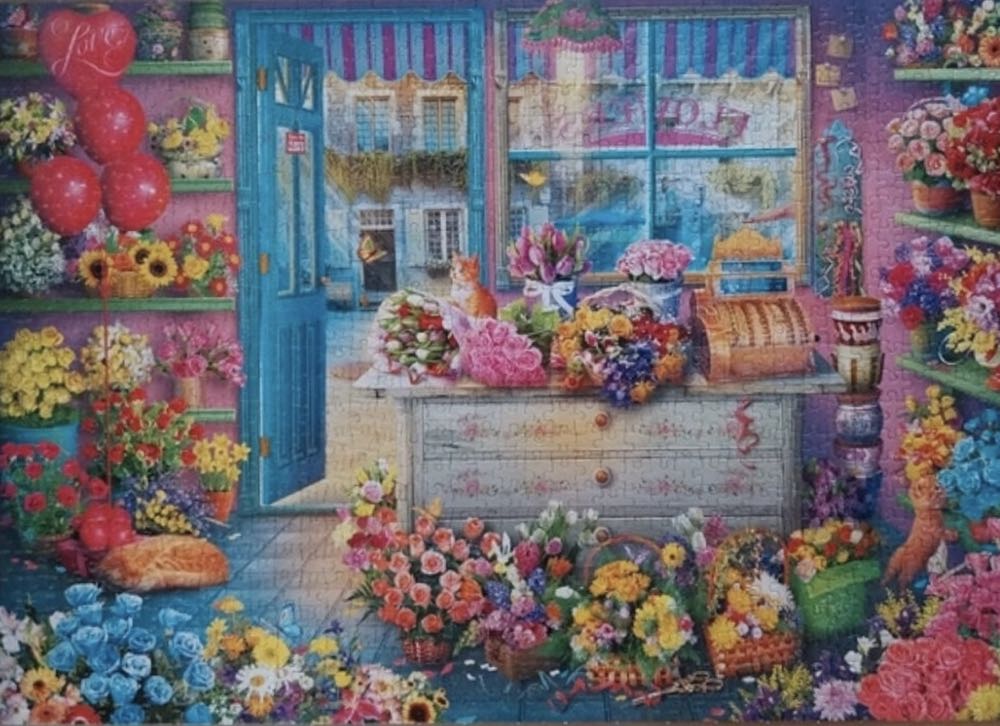Colourful Flower Shop - Schmidt Puzzle puzzle collectible [Barcode 4001504597641] - Main Image 3