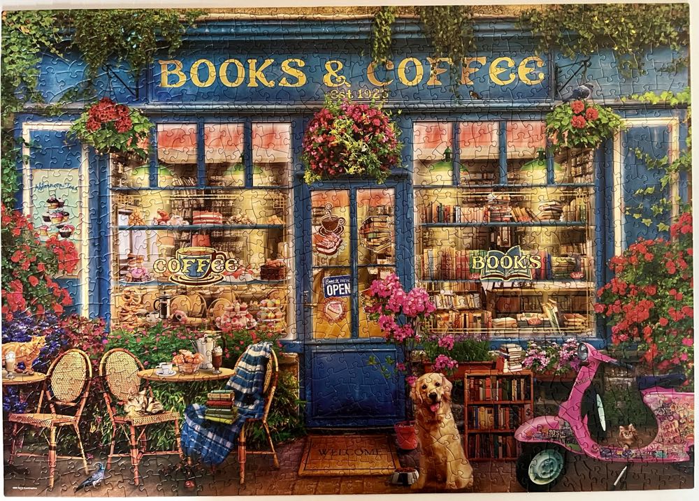 Books & Coffee - Eurographics puzzle collectible [Barcode 628136658690] - Main Image 2