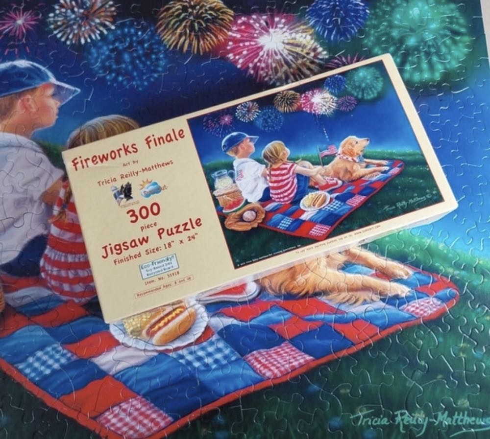 Fireworks Finale - SunsOut puzzle collectible [Barcode 796780359185] - Main Image 4