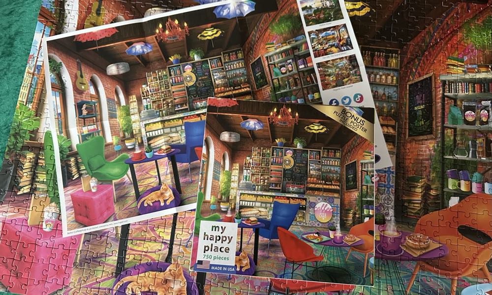 Boho Coffeeshop - RoseArt puzzle collectible [Barcode 4895145450621] - Main Image 2