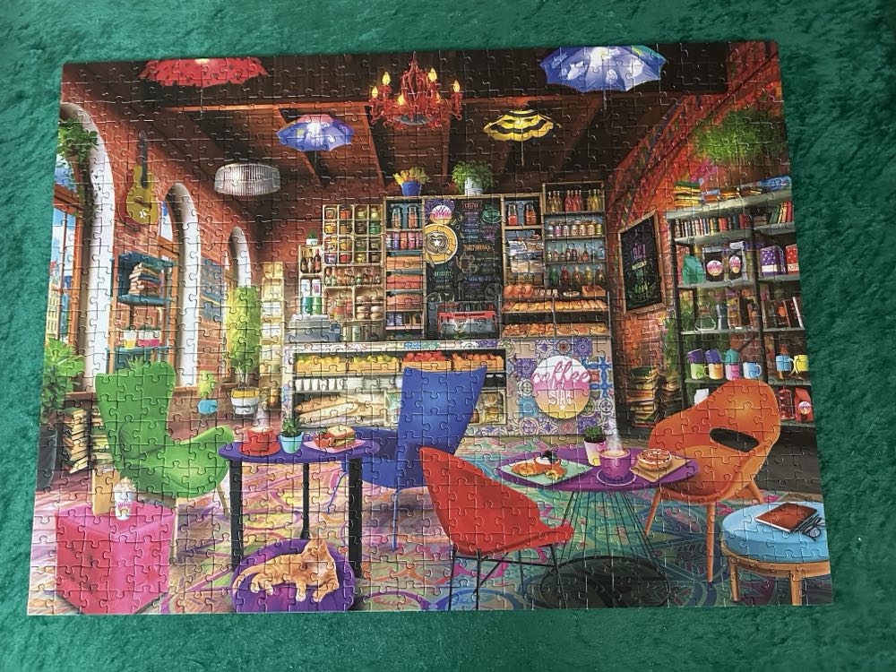 Boho Coffeeshop - RoseArt puzzle collectible [Barcode 4895145450621] - Main Image 3