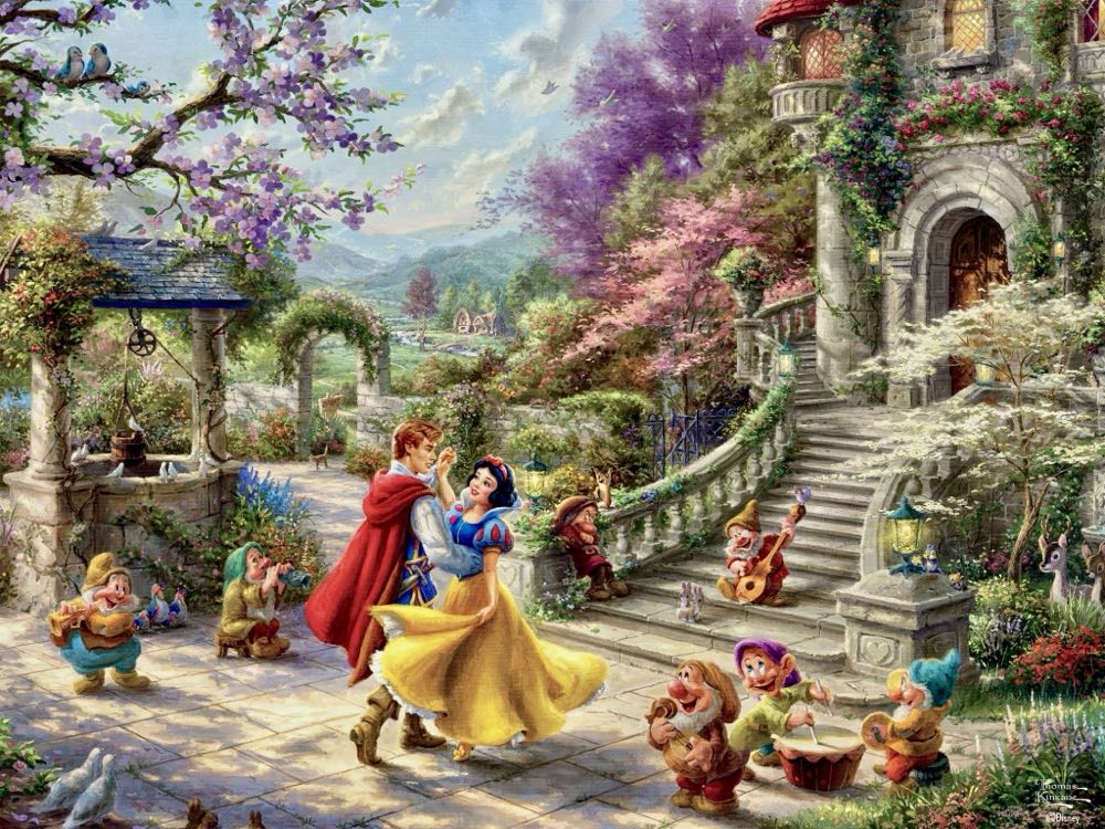 Snow White (UV) - Ceaco puzzle collectible [Barcode 021081311298] - Main Image 2