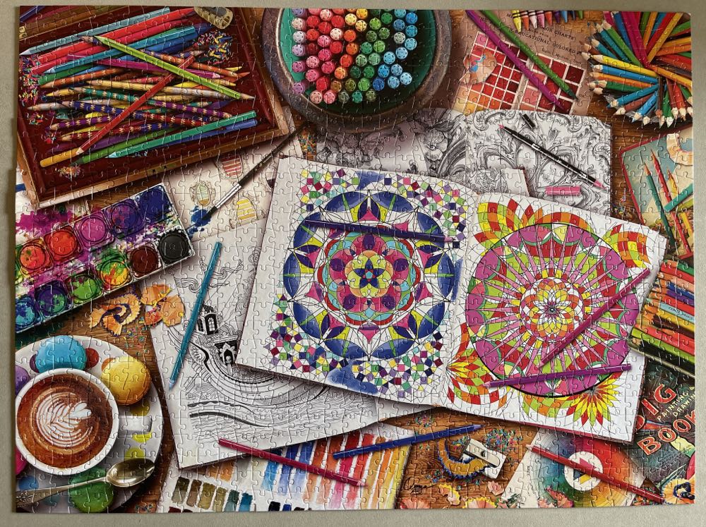 Coloring Days - Buffalo puzzle collectible - Main Image 2