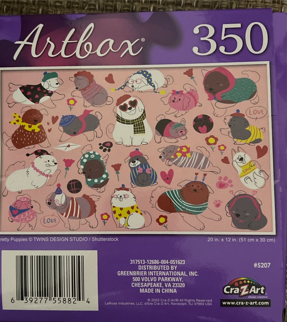 Pretty Puppies - CraZArt puzzle collectible [Barcode 639277558824] - Main Image 2
