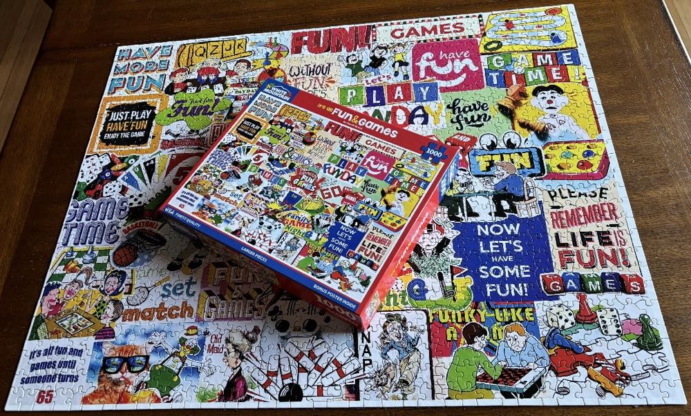 It’s All Fun & Games - 2024 - White Mountain Puzzles, Inc. puzzle collectible [Barcode 724819267491] - Main Image 3