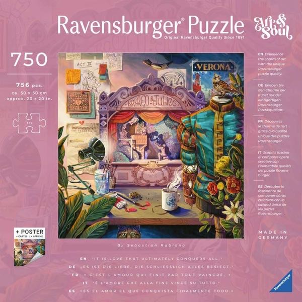 Romeo And Juliet (NIB) 🧩 - Ravensburger puzzle collectible [Barcode 4005555009979] - Main Image 3
