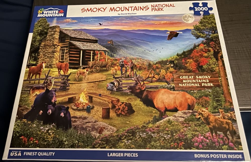 Smoky Mountains National Park - White Mountain puzzle collectible [Barcode 724819267514] - Main Image 3
