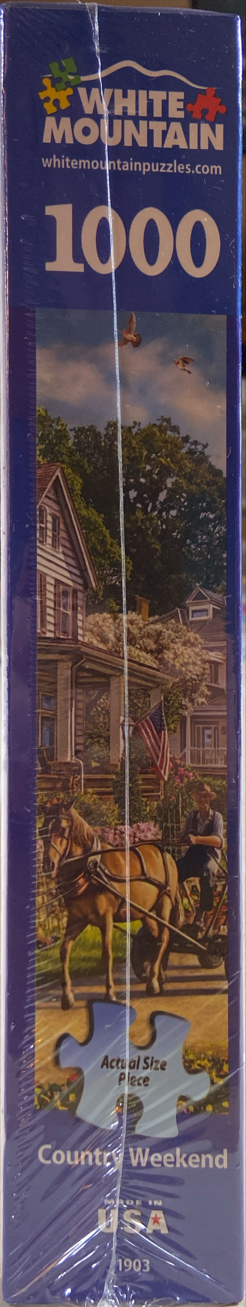 Country Weekend - White Mountain Puzzles puzzle collectible [Barcode 724819267507] - Main Image 3
