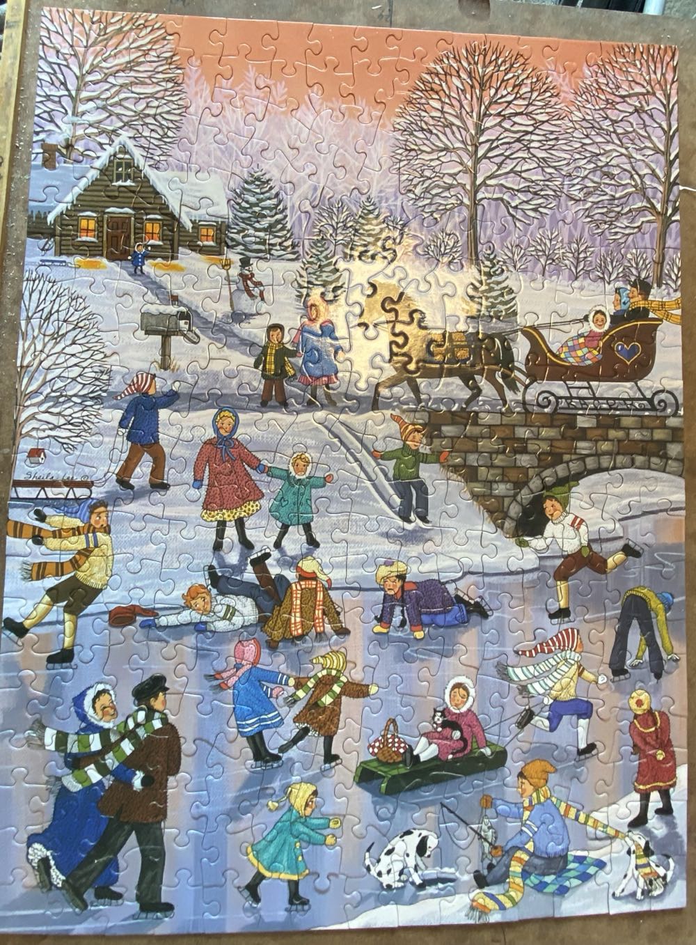 Twilight Skaters - Bits & Pieces puzzle collectible [Barcode 192949077301] - Main Image 2